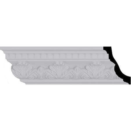 Ekena Millwork 4 1/2"H x 3 1/4"P x 5 1/2"F x 94 1/2"L Devon Crown Moulding MLD04X03X05DE